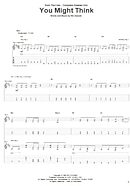 You Might Think - Guitar TAB