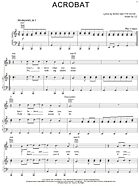 Acrobat - Piano/Vocal/Guitar