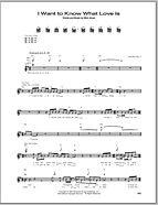 I Want To Know What Love Is - Guitar TAB