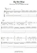 By The Way - Guitar Tab Play-Along
