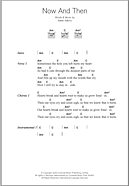 Now And Then - Guitar Chords/Lyrics