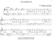 I'm A Believer - Elementary Piano