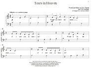 Tears In Heaven - Elementary Piano