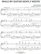 While My Guitar Gently Weeps - Piano Solo