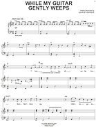 While My Guitar Gently Weeps - Piano Vocal
