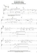 Lost In You - Guitar TAB