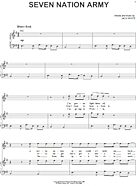 Seven Nation Army - Piano/Vocal/Guitar