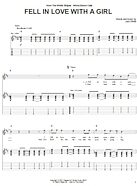 Fell In Love With A Girl - Guitar TAB