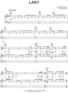 Lady - Piano/Vocal/Guitar