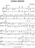 China Grove - Piano/Vocal/Guitar
