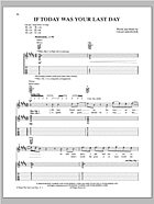 If Today Was Your Last Day - Guitar TAB