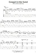 Cowgirl In The Sand - Guitar Tab Play-Along