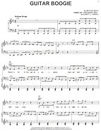 Guitar Boogie Shuffle - Piano/Vocal/Guitar
