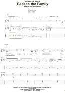 Back To The Family - Guitar TAB