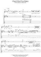 I Can't Quit You Baby - Guitar TAB