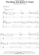 The Boys Are Back In Town - Guitar TAB