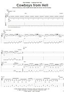 Cowboys From Hell - Guitar TAB