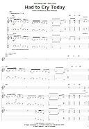 Had To Cry Today - Guitar TAB