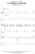 For What It's Worth - Guitar TAB