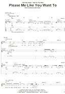 Please Me Like You Want To - Guitar TAB