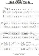 Best Of Both Worlds - Guitar TAB