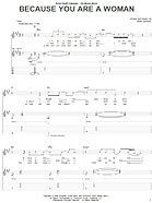 Because You Are A Woman - Guitar TAB