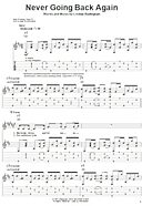 Never Going Back Again - Guitar Tab Play-Along