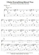I Hate Everything About You - Guitar Tab Play-Along