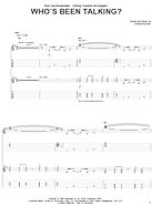Who's Been Talking - Guitar TAB