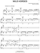 Wild Horses - Piano/Vocal/Guitar