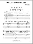 Can't Get You Off My Mind - Guitar TAB