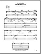 Wasted Words - Guitar TAB