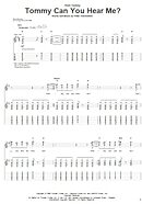 Tommy Can You Hear Me? - Guitar TAB