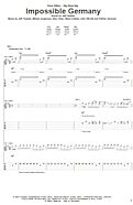 Impossible Germany - Guitar TAB