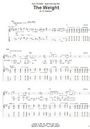 The Weight - Guitar TAB