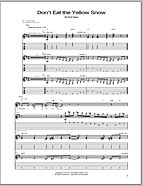 Don't Eat The Yellow Snow - Guitar TAB