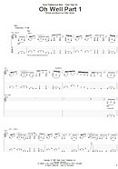 Oh Well Part 1 - Guitar TAB