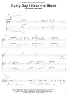 Every Day I Have The Blues - Guitar TAB