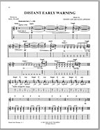 Distant Early Warning - Guitar TAB