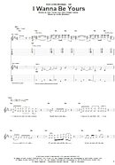 I Wanna Be Yours - Guitar TAB