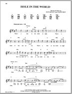 Hole In The World - Guitar TAB