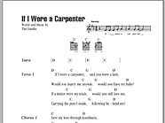 If I Were A Carpenter - Guitar Chords/Lyrics
