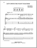 Let's Spend The Night Together - Guitar TAB