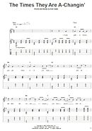 The Times They Are A-Changin' - Guitar Tab Play-Along