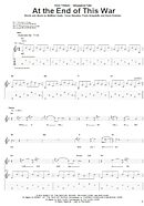 At The End Of This War - Guitar TAB