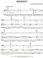 Midnight - Piano/Vocal/Guitar