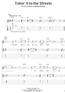 Takin' It To The Streets - Guitar Tab Play-Along