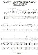 Nobody Knows You When You're Down And Out - Guitar Tab Play-Along