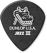 Dunlop Gator Grip Jazz III Guitar Picks (6-Pack)