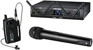 Audio-Technica ATW-1312/L Digital Dual Combination Wireless Lavalier and Handheld Microphone System